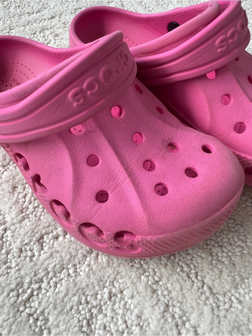 Pink Crocs - Toddler 10 - Picture 3 of 9